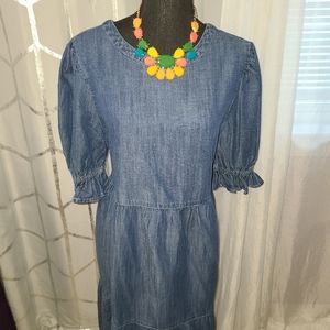 Denin flare dress